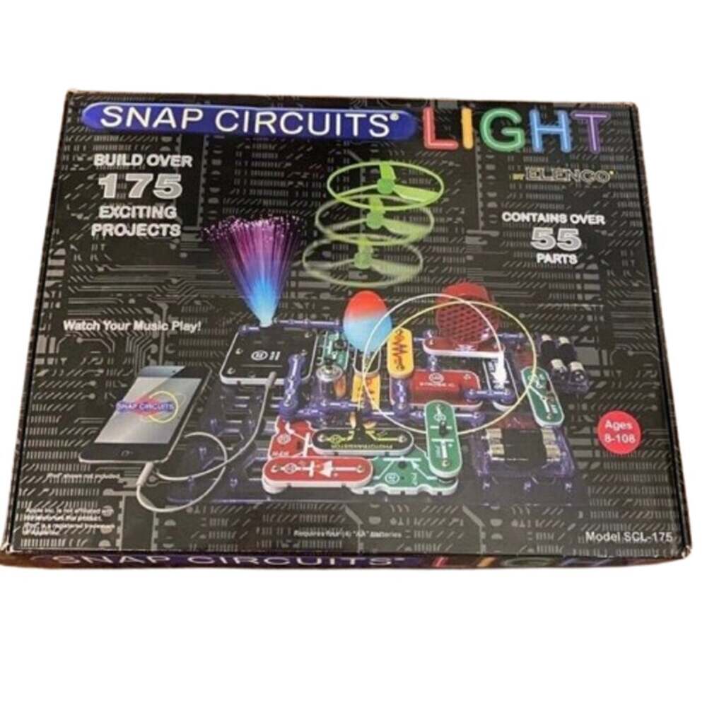ELENCO SNAP CIRCUITS Light SCL-175 STEM Electronics Science Discovery Kit